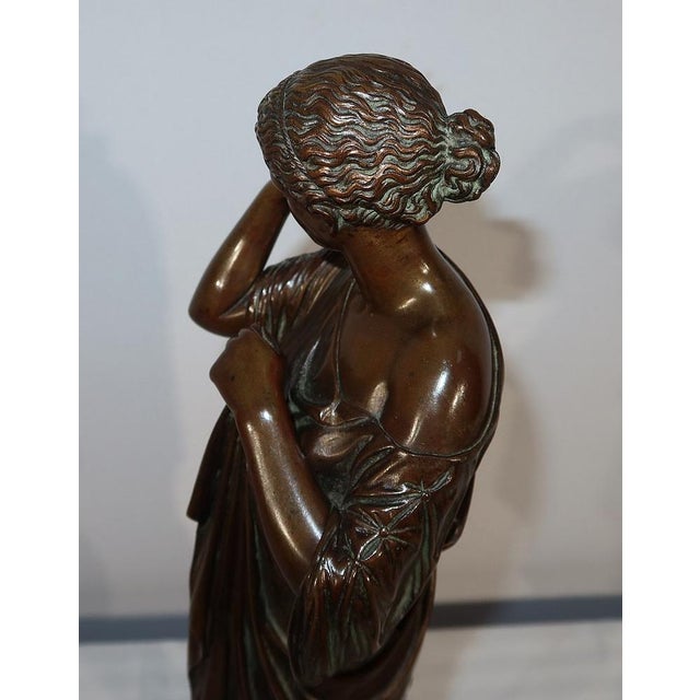 C. Sauvage after Praxitèle, Diane de Gabies, Early 1800s, Bronze For Sale - Image 15 of 18