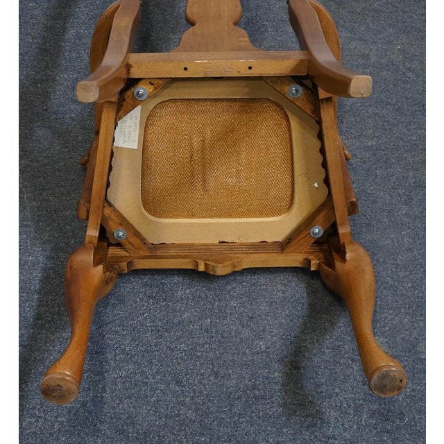 Thomasville Furniture Fisher Park Collection Splat Back Dining Arm Chair 21621-811-812 For Sale - Image 9 of 10