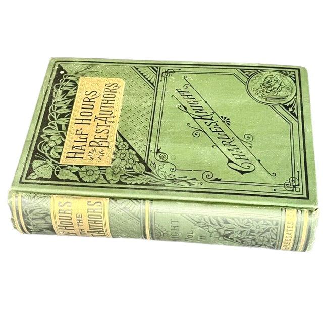 Discover a piece of literary history with this antique volume of Half Hours with the Best Authors by Charles Knight,...