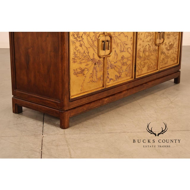 Wood Thomasville Vintage Mystique Asian Inspired Credenza Sideboard For Sale - Image 7 of 18