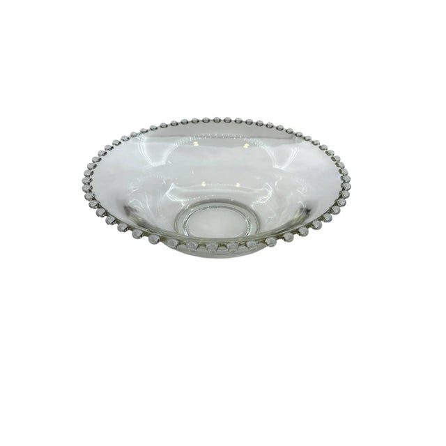 Glass Mid 20th Century Imperial Glass Candlewick Bowl For Sale - Image 7 of 9