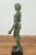 Mid 20th Century Greco Roman Style Verde Bronze Nude Male Statue For Sale - Image 9 of 13