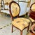 This beautiful set includes a dining table and 4 chairs. A combination of French design and functionality, this set is the...