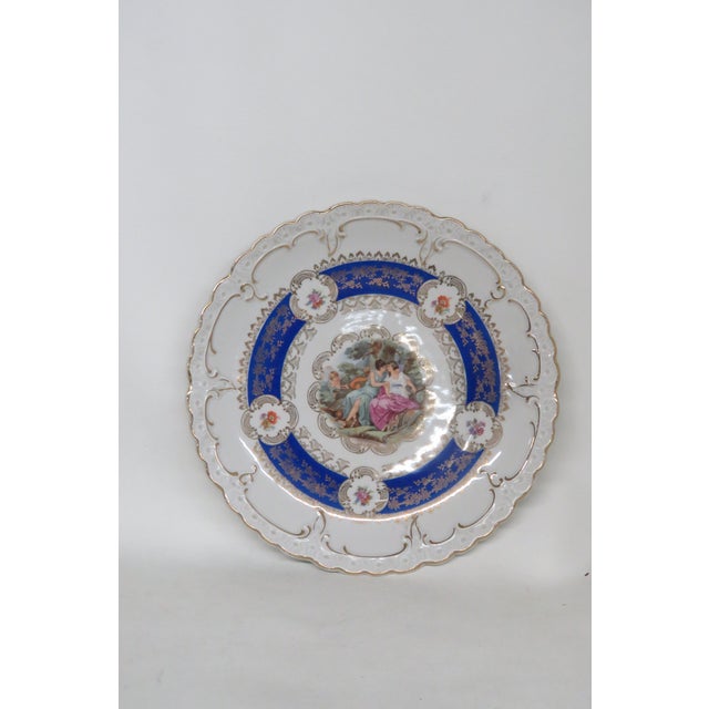 Oscar Schlegelmilch Cameo Germany Hand Painted Porcelain Decorative Plate 4665b For Sale In Miami - Image 6 of 14