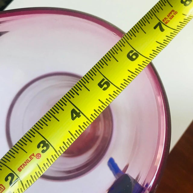 Glass Post Modern Blown Glass Pitcher For Sale - Image 7 of 9