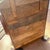 Vintage Rustic Dark Pine Wood Chiffonier Cabinet W/ Scrolled Top - Shelf & Drawer For Sale - Image 15 of 18