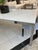 Gemstone Mitchell Gold + Bob Williams White Quartz Dining Table W/ Chrome Base 84” For Sale - Image 7 of 10