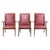 Red Vintage Chairs by Silvio Cavatorta, Italy, 1950s, Set of 3 For Sale - Image 8 of 8