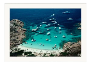 Slim Aarons, "Porto Rotondo," July 1, 1990 Getty Images Gallery Framed Art Print