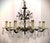 A true centerpiece for any room, this antique Art Nouveau bronze, two-tiered chandelier has over 60 teardrop-shaped...