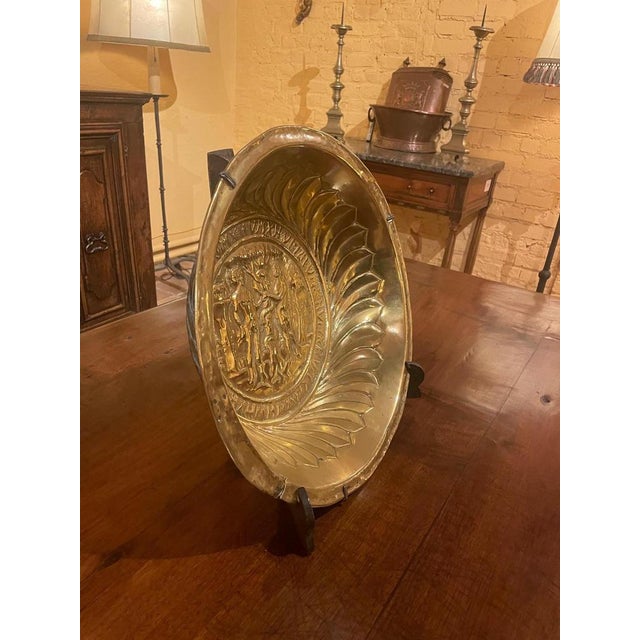 Antique German Offering Basin in Brass, 1500s For Sale - Image 6 of 11