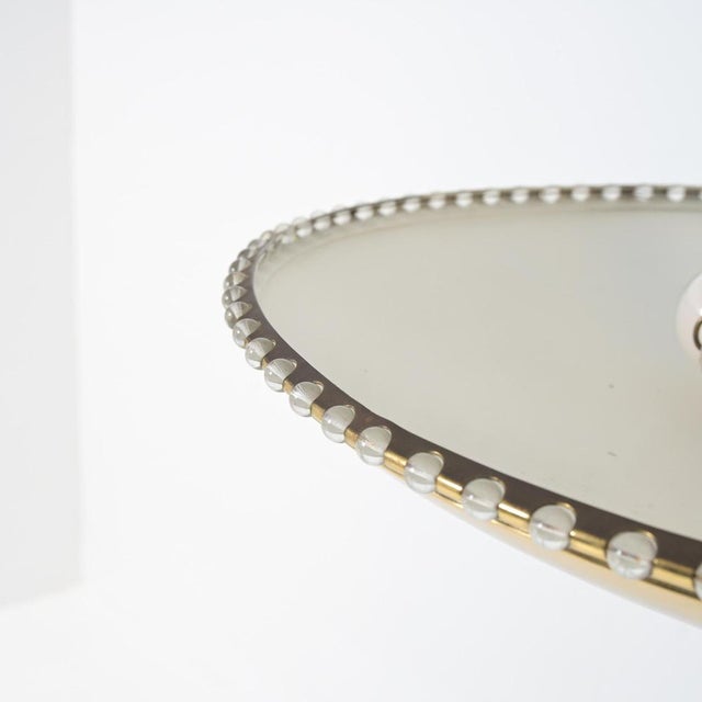 Large Uplight Brass Dome Chandelier by J. T. Kalmar, 1955 For Sale - Image 18 of 18