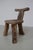 Primitive Elm T Tripod Side Chair, Denmark, 1970s For Sale - Image 4 of 18