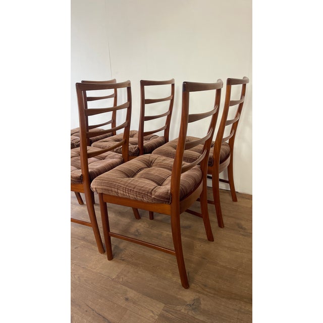 Mid-Century Modern Mid-Century Modern Teak Dining Chairs by A.H. McIntosh, 1960s, Set of 6 For Sale - Image 3 of 14