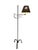 This Americana-style floor lamp features a hand-forged wrought iron tripod base and an adjustable punched tin shade with a...
