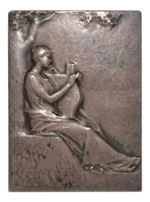 Bronze Plaque by Frederic Charles Victor de Vernon c.1890s