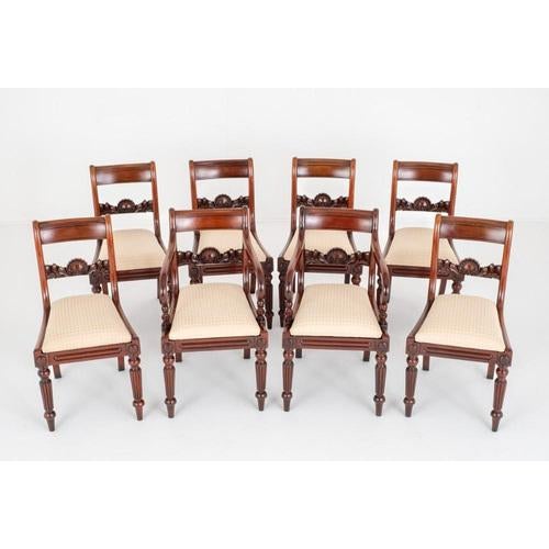 Regency Dining Chairs in Mahogany, Set of 8 For Sale - Image 14 of 14