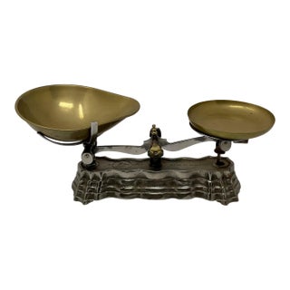 Antique Iron and Copper Balance Scales For Sale
