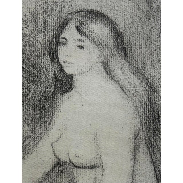 Pierre-Auguste Renoir Early 20th Century Pierre-Auguste Renoir Aquatint on Arches Paper Titled "Femme Nue" With C.O.A For Sale - Image 4 of 9