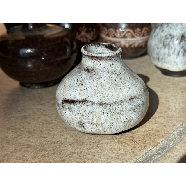 Ceramic Miniature Vases attributed to Serocka, Germany, 1960s, Set of 5 For Sale - Image 9 of 13