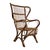 Bamboo and Rattan Armchair, 1950s For Sale - Image 6 of 8
