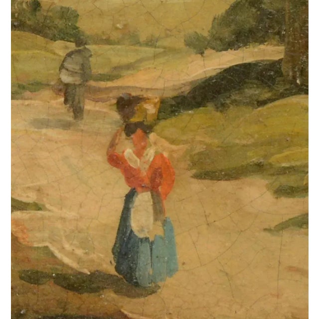 Country Scene, Italian Painting, 2006, Oil on Board, Framed For Sale - Image 4 of 7