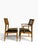 1960s Mid Century Lane Dining Chairs • Walnut + Cane Back • Set of Four For Sale - Image 5 of 7
