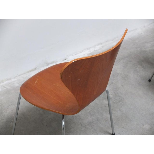 Series 7 Chairs in Teak by Arne Jacobsen for Fritz Hansen, 1986, Set of 2 For Sale - Image 12 of 18