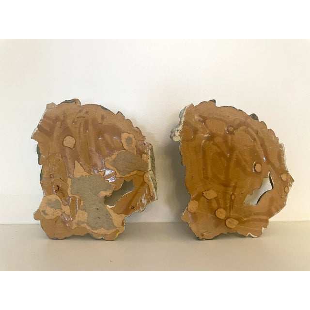Antique Rococo Revival Plaster Cherub Relief, a Pair For Sale - Image 10 of 12
