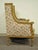 Antique French Louis XVI Victorian Gold Gilt Wood Wing Back Bergere Arm Chair For Sale In Philadelphia - Image 6 of 10