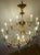 Large Empire Style Oval Crystal 16-Light Hot Air Balloon Chandelier, 1940s For Sale - Image 10 of 18