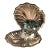 1940s England Silver Plate Clam Shell Lidded Dish For Sale