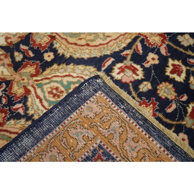 Fine Vintage Persian Tabriz Rug 6'7'' X 10'1'' For Sale - Image 11 of 11