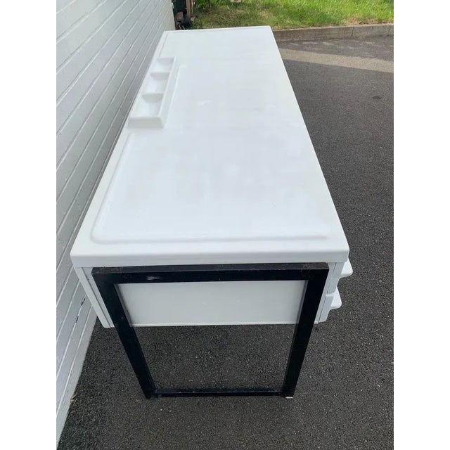 Metal Office Table by Pieter De Bruyne for Meurop, 1970 For Sale - Image 7 of 13