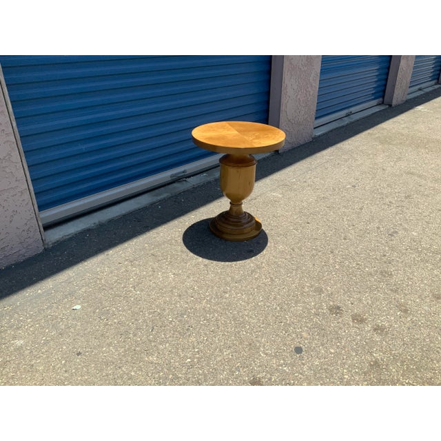Modern Mid Century Style End Table For Sale In San Diego - Image 6 of 9