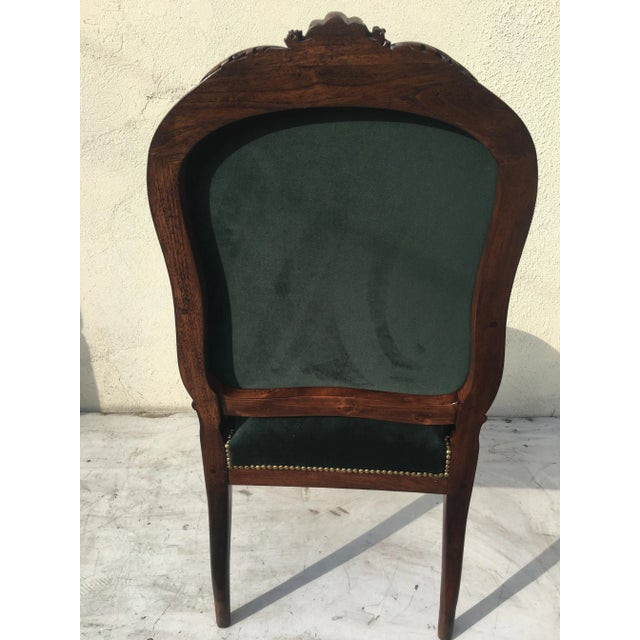 Antique Baroque Style Throne Armchair For Sale - Image 9 of 18