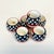 Vintage Americana Arts & Crafts Boho Chic Painted Wood Flag Motif Napkin Rings - Set of 6 - 4th of July For Sale - Image 12 of 14