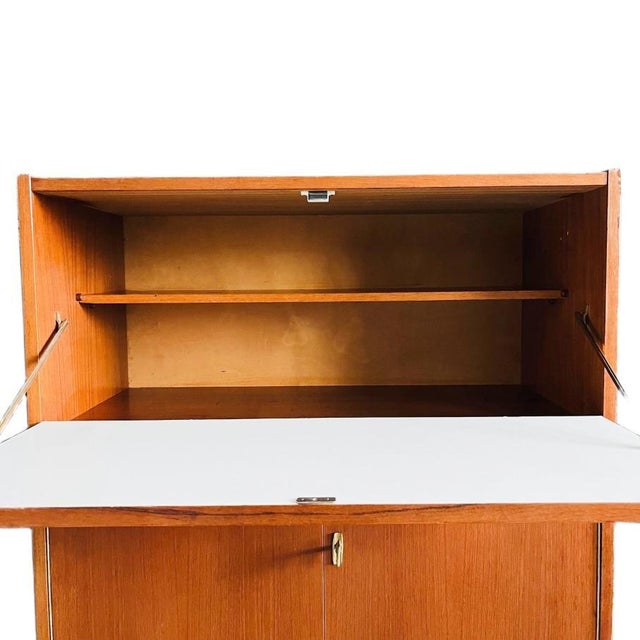 Wood Vintage Danish Secretaire, 1960s For Sale - Image 7 of 9