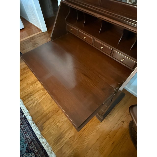 Ethan Allen Cherry Secretary/Hutch. Beautiful piece and in excellent condition.