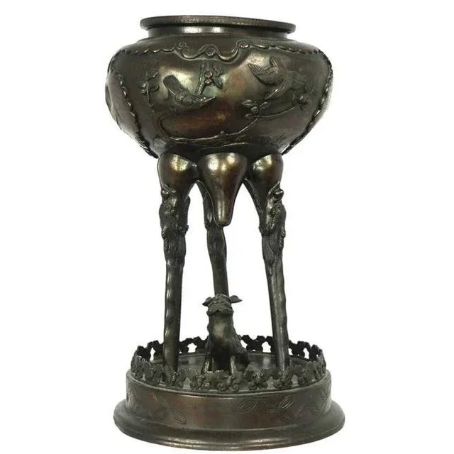 Bronze Archaistic Bronze Censer For Sale - Image 8 of 8