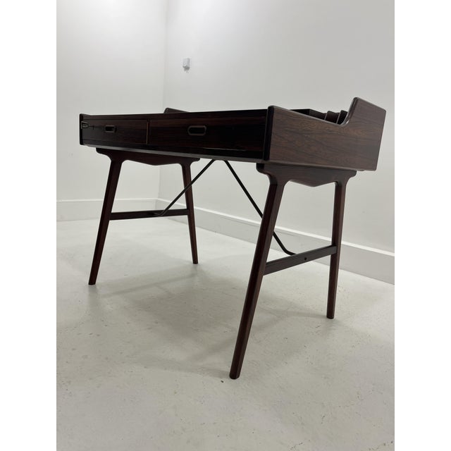 Danish Model 56 Desk in Rosewood by Arne Wahl Iversen for Vinde Mobelfabrik, 1960s For Sale - Image 10 of 18