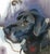 Winston by Ryan Morse | Oil Painting of a black dogs profile For Sale