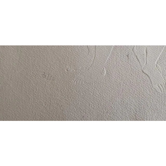 Modern Antoniucci Volti, Two Naked Women, Embossing For Sale - Image 3 of 4