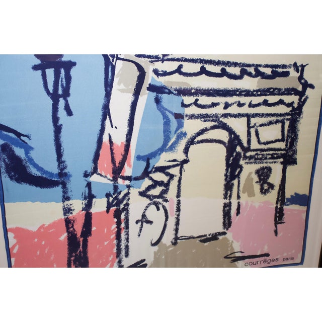 Andrianna Shamaris The Arc de Triomphe de l’Étoile Courrèges Scarf For Sale - Image 4 of 5