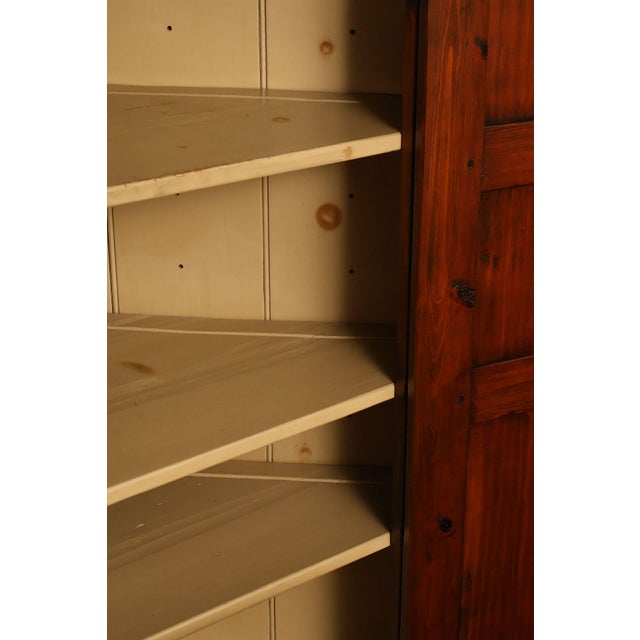 Wood Stephen Von Hohen Farmhouse Pine Corner Cupboard For Sale - Image 7 of 18