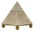 Vintage Postmodern Ceramic Pyramid Box For Sale