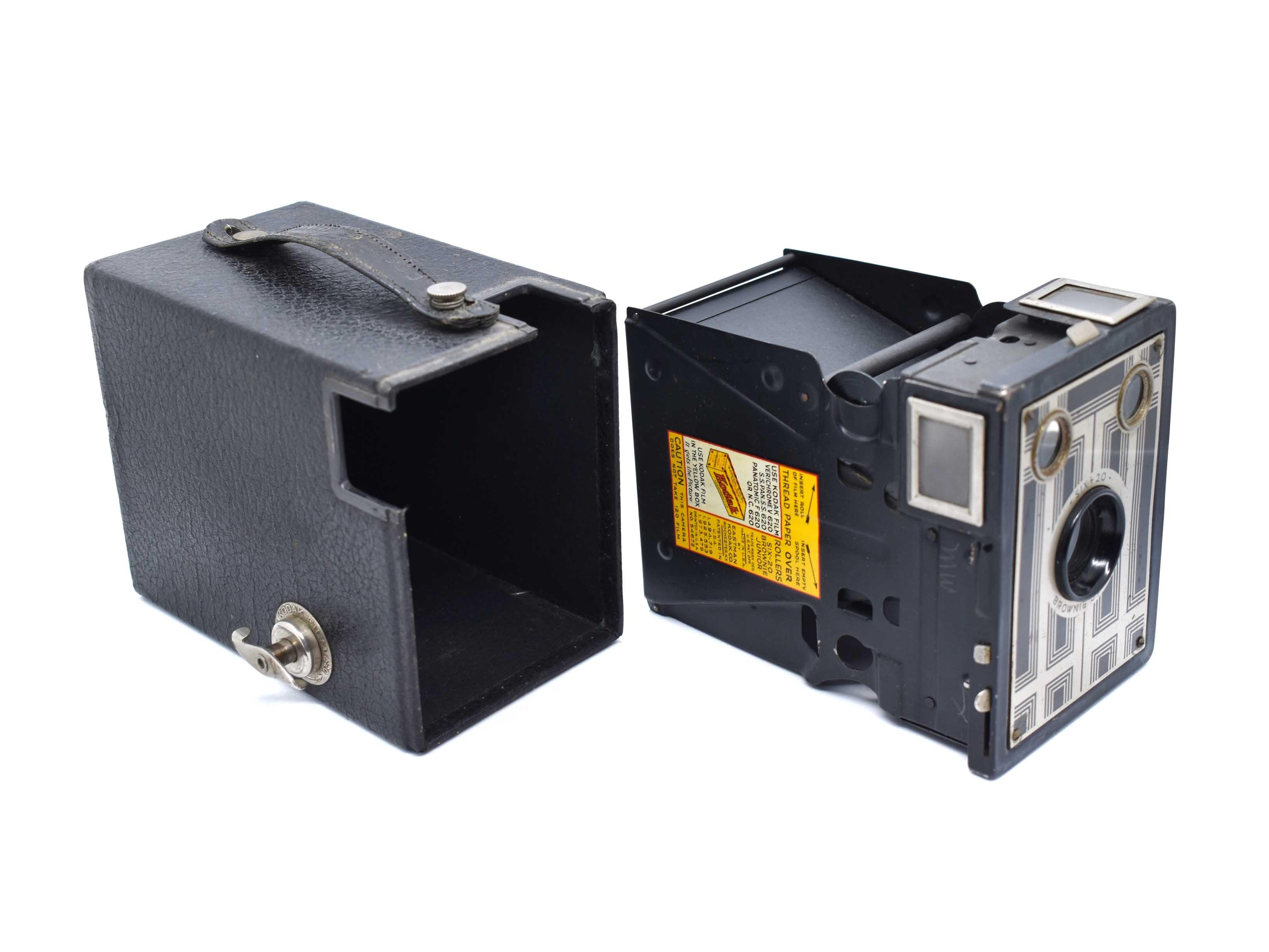 Mid 1930s Art Deco Kodak Six-20 Brownie Junior Box Camera | Chairish
