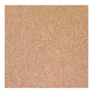 Ralph Lauren "Yorkshire" Blush Pink Herringbone Wool Fabric- 5.8 Yards For Sale