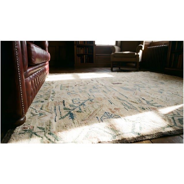 Early 20th Century Scenic American Hooked Rug ( 5" x 10'8" - 196 x 325 ) For Sale - Image 15 of 15