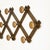 Gold Italian Expandable Brass Coat Rack by Luigi Caccia Dominioni, Italy, 1960s For Sale - Image 8 of 12